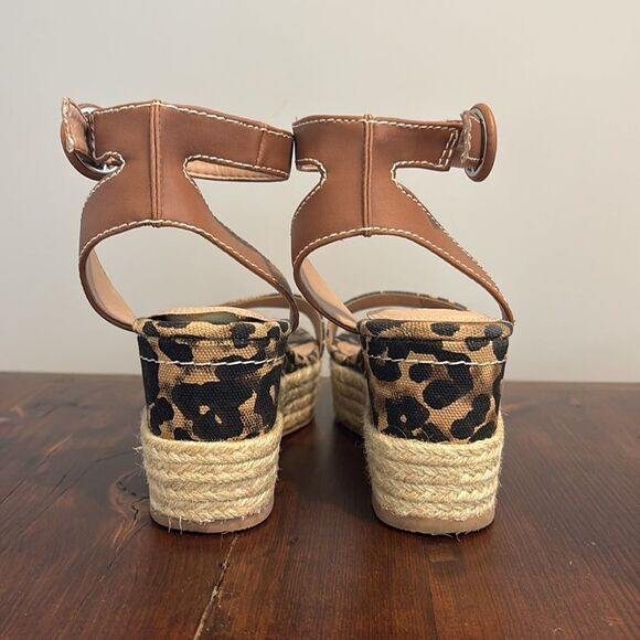 Steven by Steve Madden Kippie Ankle Strap Espadrille Wedge Sandals Size 8.5M - Picture 6 of 11